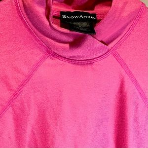 Snow Angel Pink Woman's Top Ski Size S